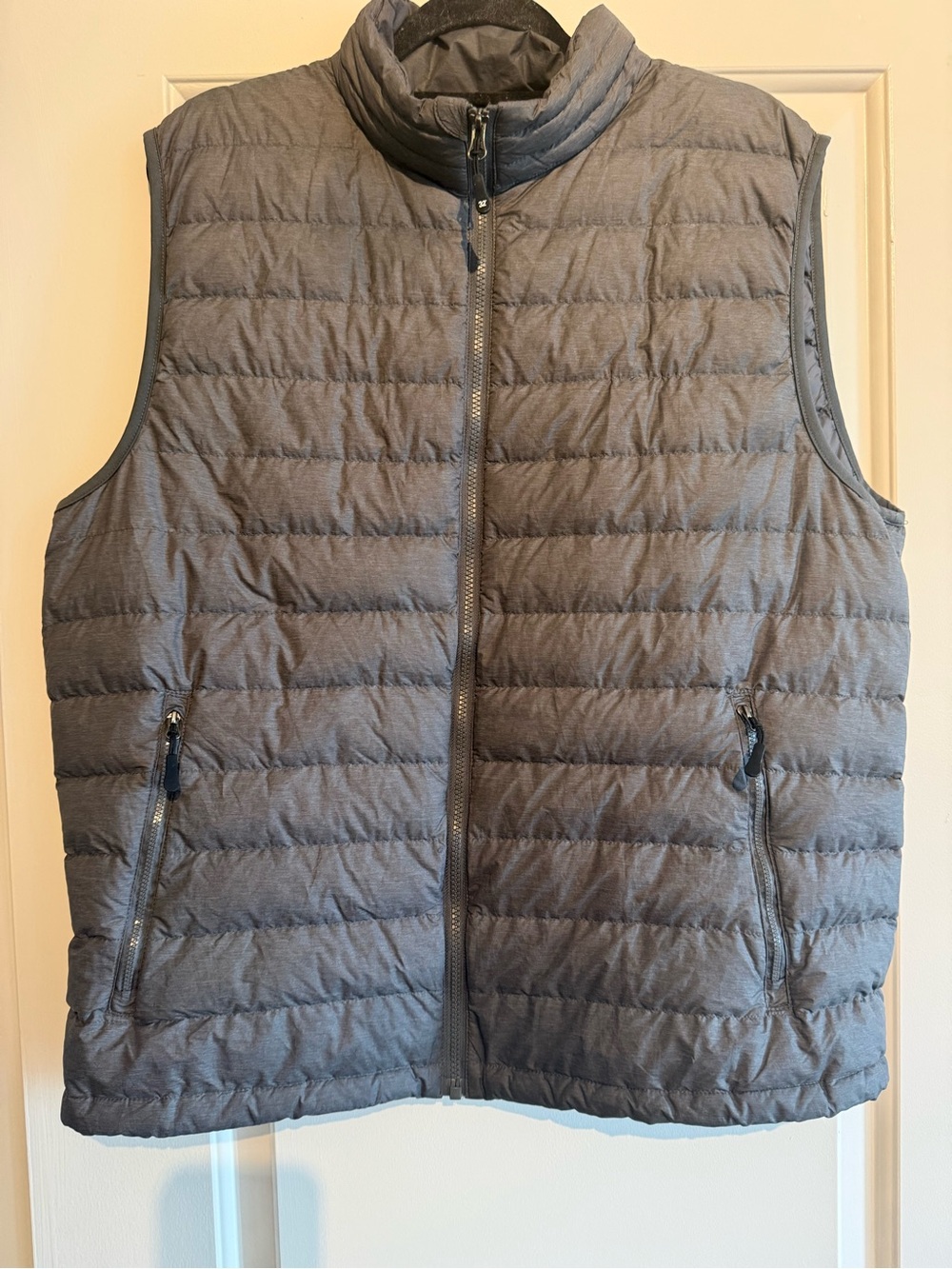Weatherproof Gray Quilted Packable Heat Vest
